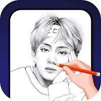 ar drawing bts blackpink