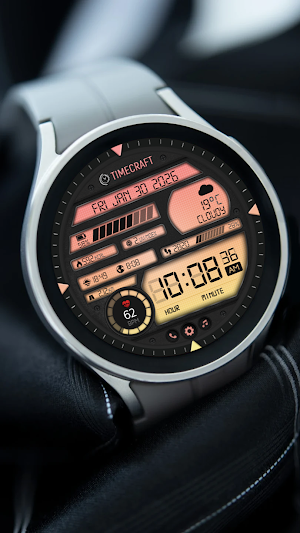 DIGI Gridlock WS8 Watch Face Screenshot 2