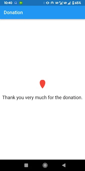 Donation: donation package Screenshot 1