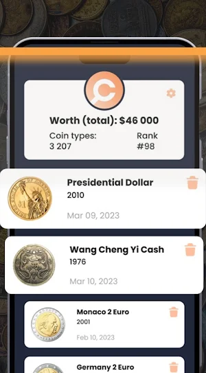 Coin In App Helper: Coin Scan Screenshot 1