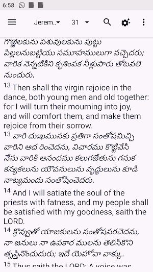 Telugu - English Bible Screenshot 1