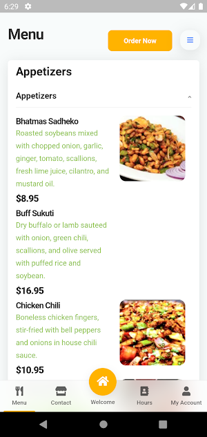 Nanglo Restaurant Screenshot 0
