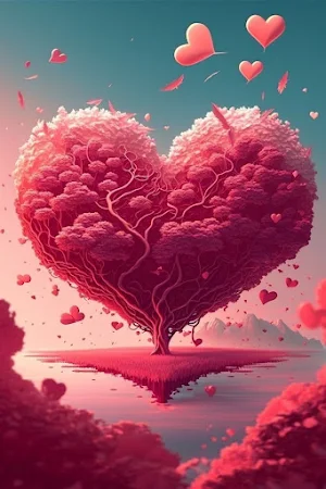 love hearts aesthetic Screenshot 2