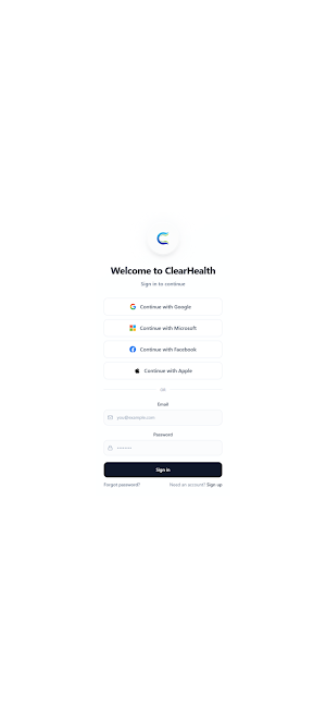 Clear Health Screenshot 0