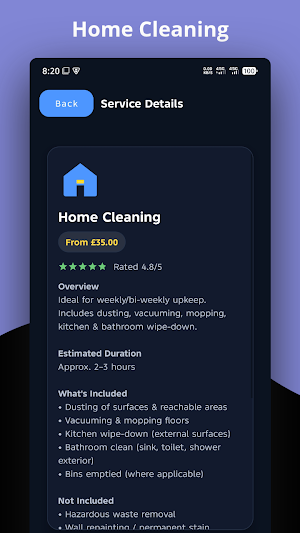 DS Cleaning Services Screenshot 1