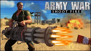 Army War Shoot Fire :Gunship Gunner Guns Simulator Screenshot 0