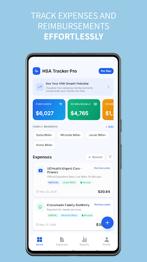 HSA Tracker Pro: Receipts Screenshot 1
