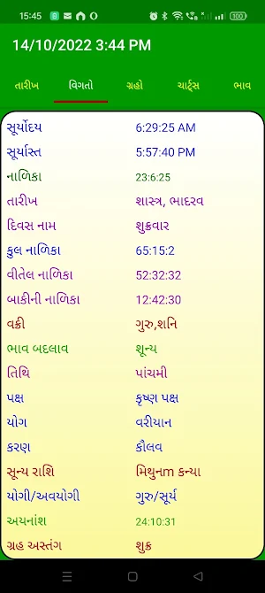 Gujarati Vedic Astrology Screenshot 3