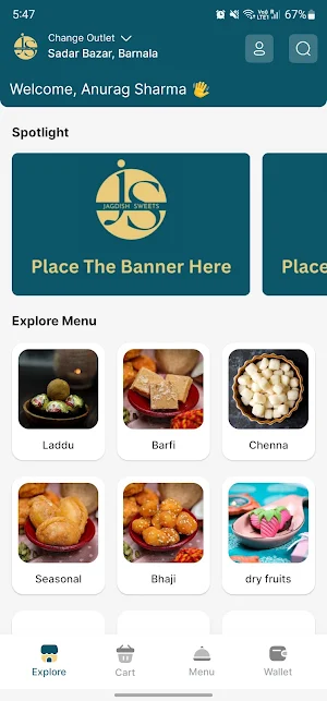 Jagdish Sweets Screenshot 1