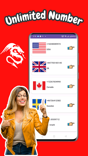 USA: Virtual Phone Number Screenshot 1