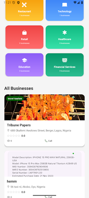 NaijaVendors Screenshot 1