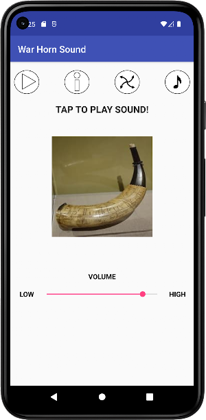 War Horn Sound Screenshot 0