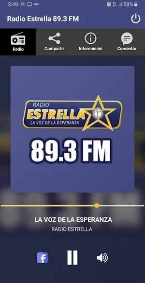 Radio Estrella 89.3 FM Screenshot 1