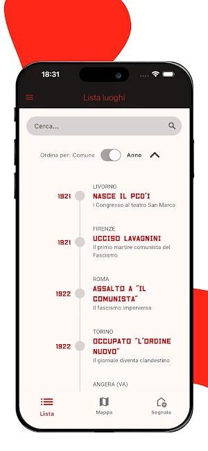 100 luoghi per 100 anni Screenshot 1