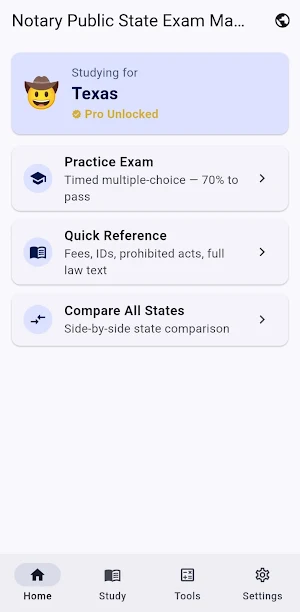 Notary Public State Exam Mastr Screenshot 0