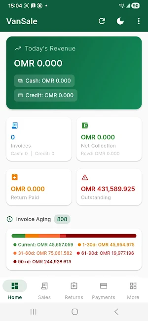 VanSale Screenshot 1