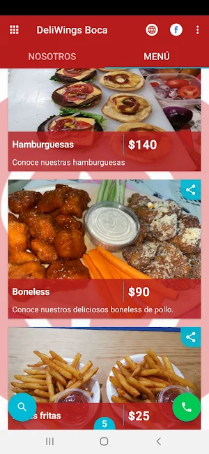 DeliWings Boca Screenshot 1