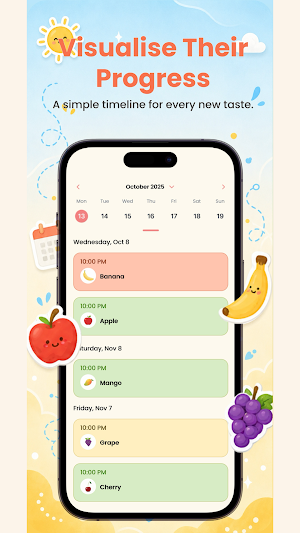 Pippin: BLW Baby Food Tracker Screenshot 3