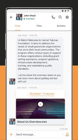 Harriet Tubman Foundation Screenshot 2