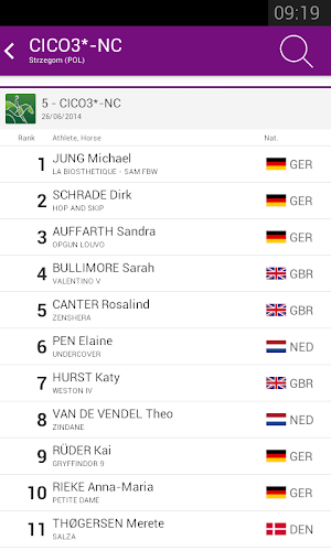 FEI SportApp Screenshot 3