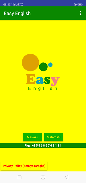 Easy English Tz Screenshot 0