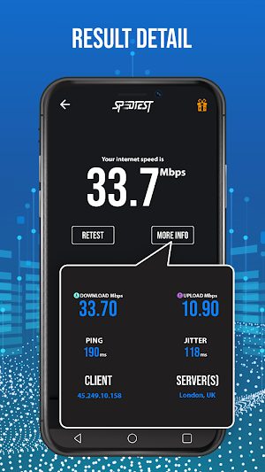 Internet Speed Test for Android - WIFI Speed Test Screenshot 2