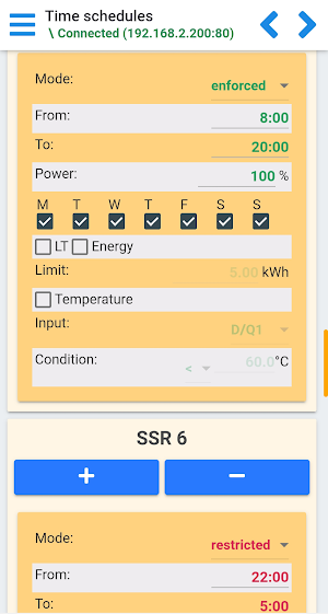 WATTconfig  Mx Screenshot 2