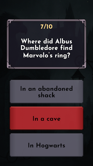 Wizarding World - Fan quiz Screenshot 2
