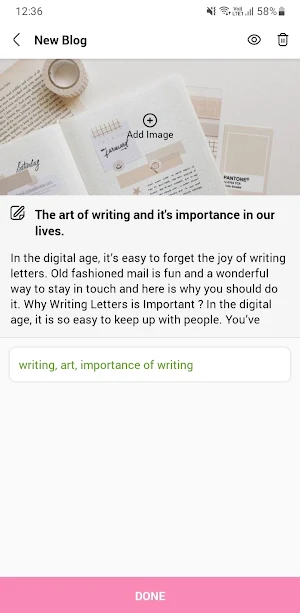 Blogit Screenshot 3