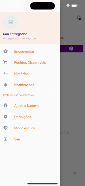 PedeAqui Delivery - Entregador Screenshot 1