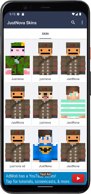 JustNova Skins for Minecraft Screenshot 3