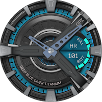 Deep Blue Diver Wear OS