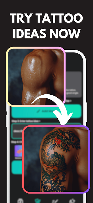 INK: AI Tattoo Generator & Art Screenshot 1
