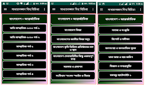 সাধারণ জ্ঞান বিশ্ব বিচিত্রা Screenshot 0