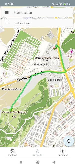 Burgos Spain Offline Map Screenshot 1