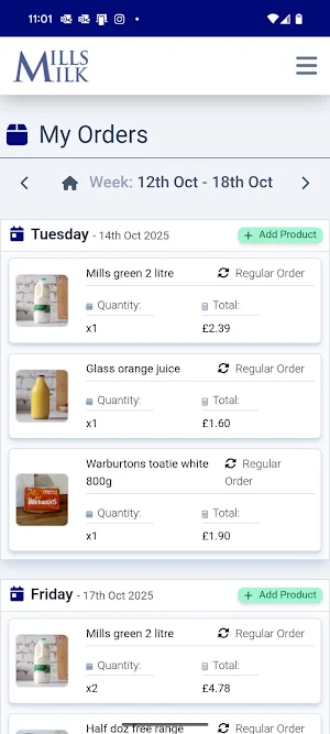 Mills Milk Screenshot 2