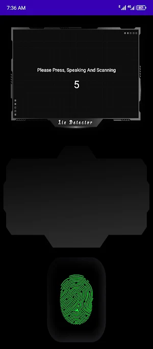 Lie Detector Test Scanner Screenshot 1