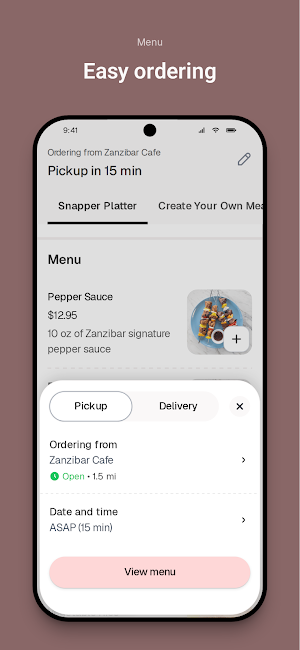 Zanzibar Cafe Screenshot 2