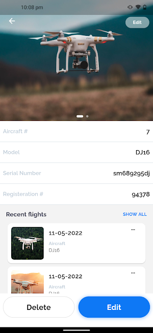 Garuda UAV Logs Screenshot 2
