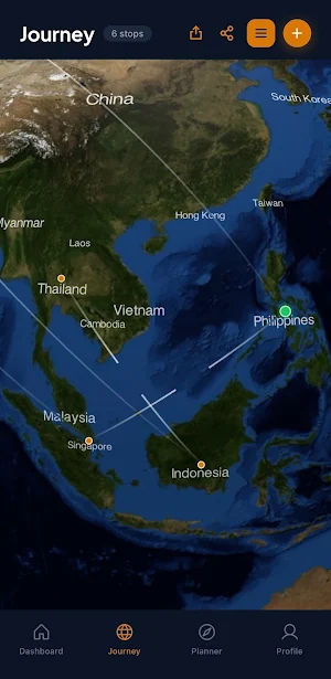 Visa Run: Nomad Travel Tracker Screenshot 3