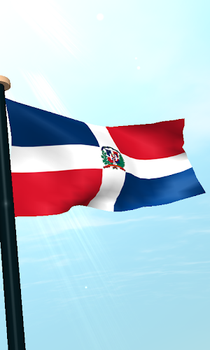 Dominican Republic Flag Free Screenshot 3