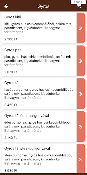 Rózsa Ételbár Screenshot 3