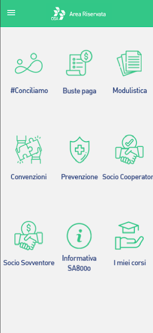 Area riservata osa Screenshot 2