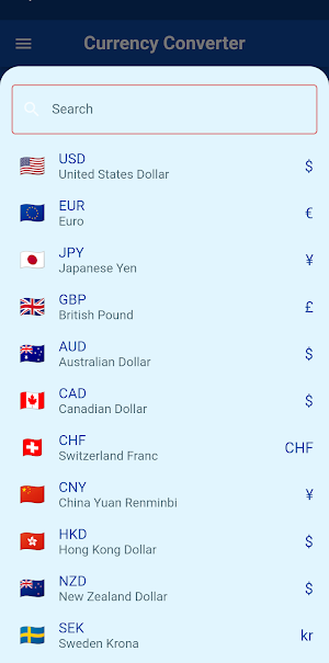 Currency Converter Screenshot 1