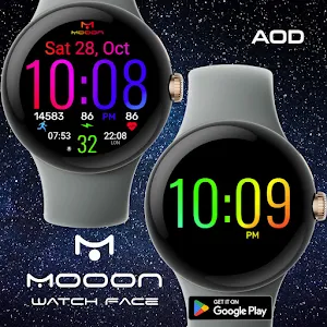 Watch Face Mooon Screenshot 2