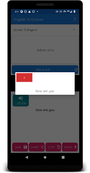 English To Oromo Translator Screenshot 1