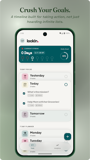 Lockin: Focus Timer & Tasks Screenshot 3