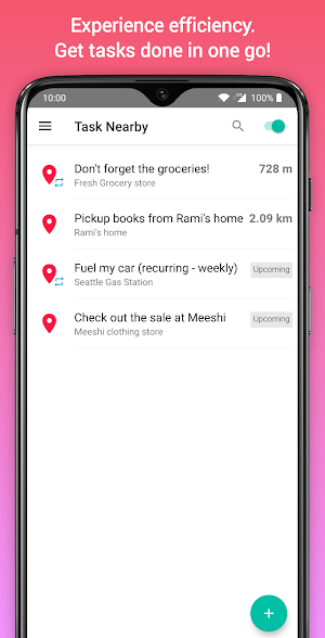 Task Nearby : Location Reminder Screenshot 0