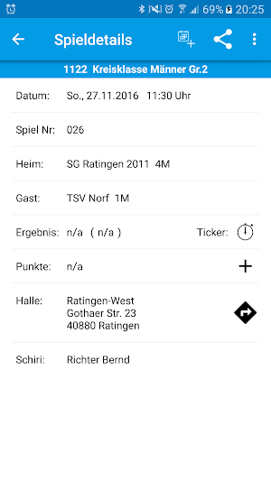 TSV Norf Handball Screenshot 2