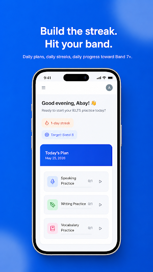 hiseven: IELTS Practice App Screenshot 1